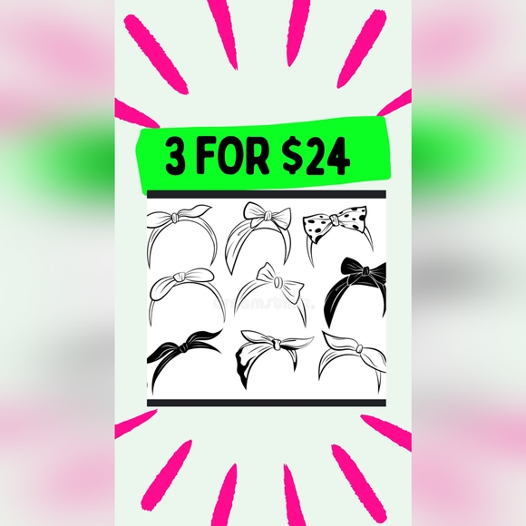 Brand New Random Headbands 3 for $24 - Picture 1 of 1